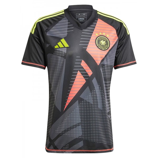Germany goalkeeper jersey black soccer uniform men's sportswear football kit top shirt Euro 2024 cup